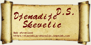 Đenadije Skevelić vizit kartica